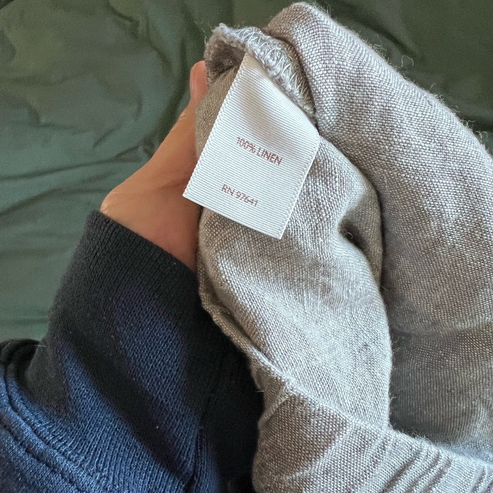 J. Jill Gray Linen Pants - Picture 4 of 4
